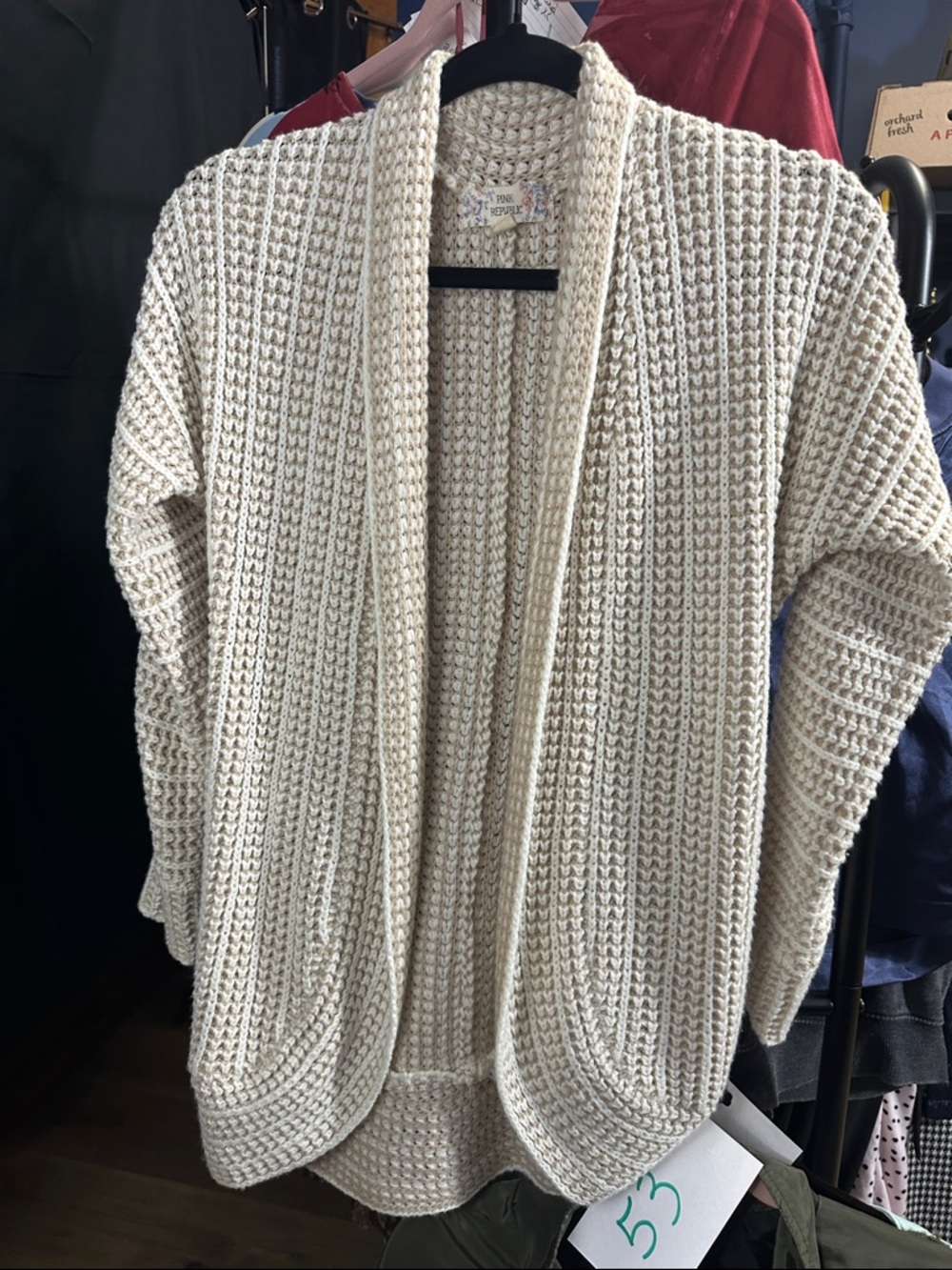 55. Tan Sweater